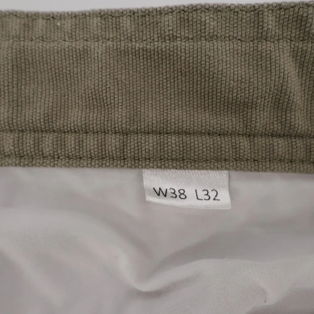 GenTeal Canvas 5-Pocket Pants Khaki Mens 38x32 (measures ~ 30